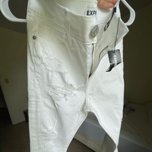 Express jeans Ankle Mid rise